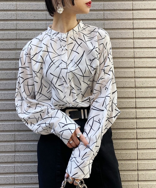 モードラインアートシャツ モードラインアートシャツ