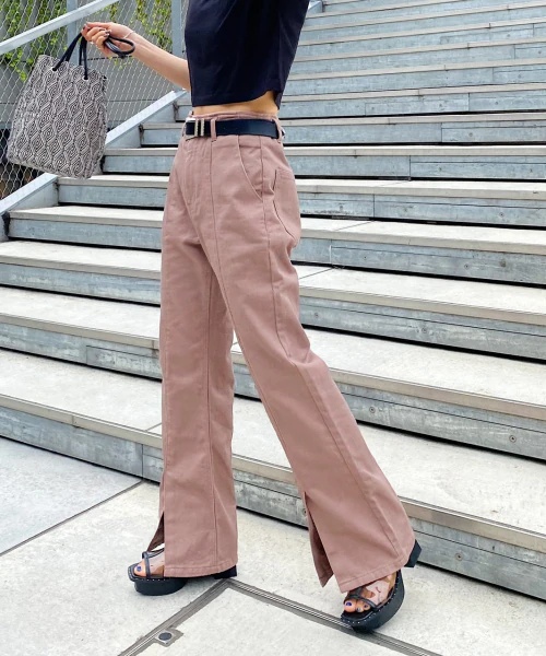 フロントスリットチノデニム【追加予約】 フロントスリットチノデニム【追加予約】