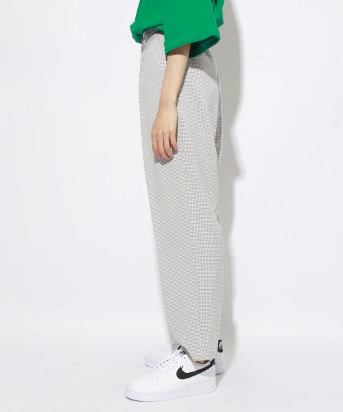 【PAGEBOYLIM】マイクロチェックタックパンツ