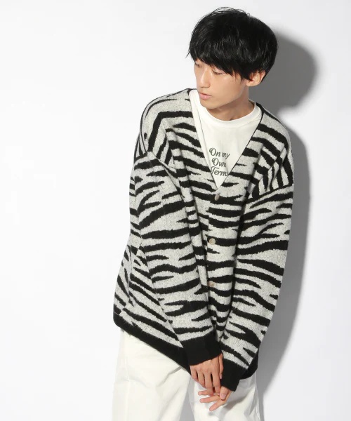 【PAGEBOYLIM】ゼブラカーデ