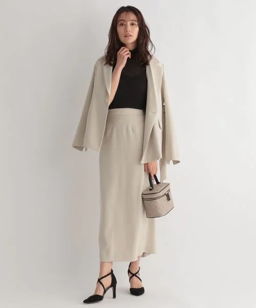 シアーハイネックニット シアーハイネックニット