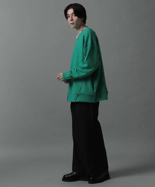 【WEB先行予約】カラードッキングスウェット