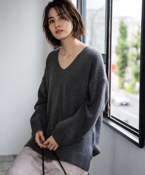 5GミルキータッチVニット 5GミルキータッチVニット