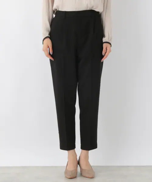 【洗える】美脚テーパードパンツ