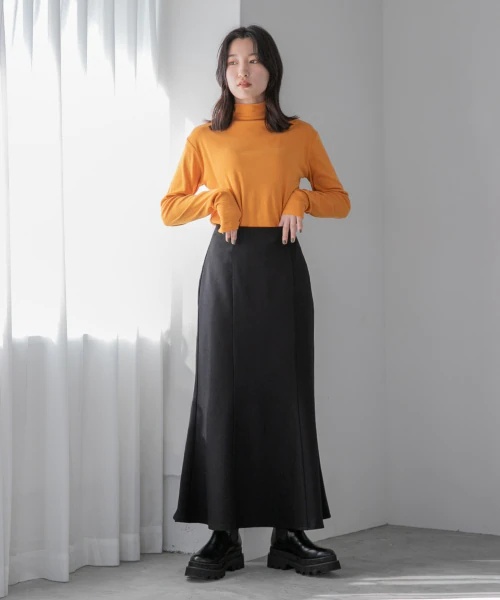 【美シルエット】ハイウエストマーメイドスカート