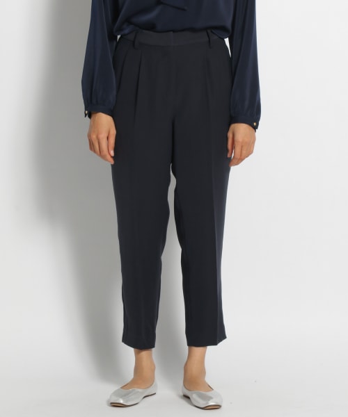 [BLACK BASIC STYLE]Wクロステーパーパンツ