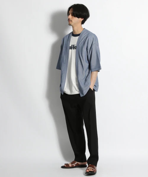 ミニワッフルラップカーディガン ミニワッフルラップカーディガン