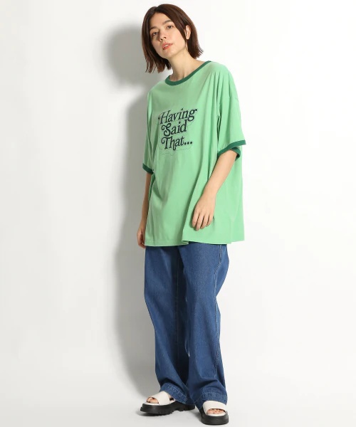 リンガーユーズドライクTシャツ