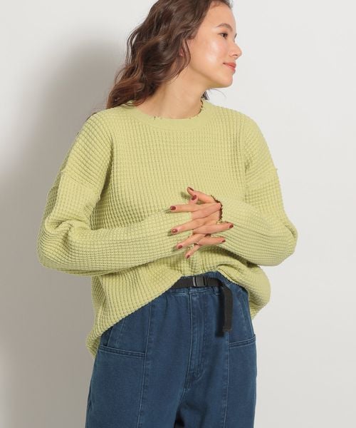 ホヅホヅワッフルビッグプルオーバー