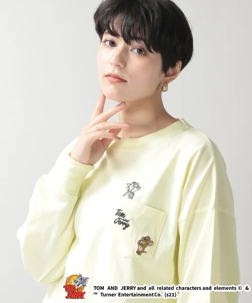 【WOMENS】トムとジェリー/バックプリントロンＴ