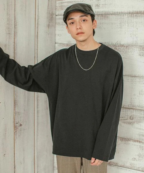 スムースコットン/ルーズシルエットロンT