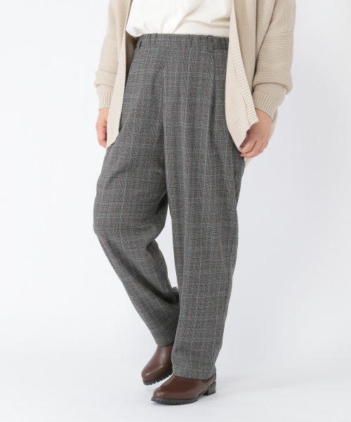 【ケア楽シリーズ】TRアソートイージーテーパードパンツ[プラスサイズ]