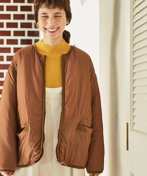 【リンネル1月号掲載商品】《みんつく企画最新作》あったか軽量ブルゾン 【リンネル1月号掲載商品】《みんつく企画最新作》あったか軽量ブルゾン