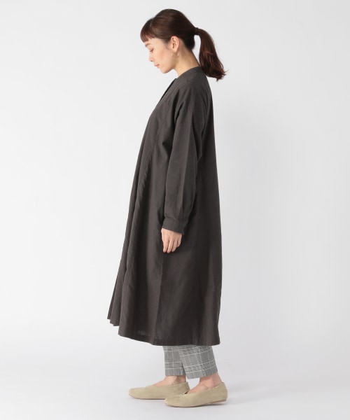 羽織れるシャツワンピース