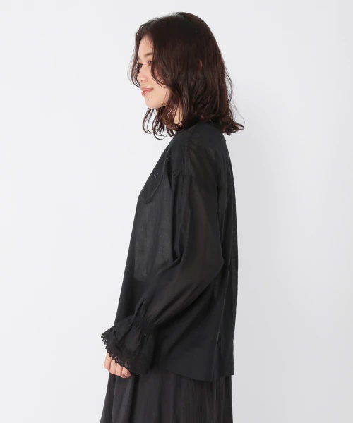 《通常販売開始/高山都さんコラボ》アンティーク風クラフトブラウス