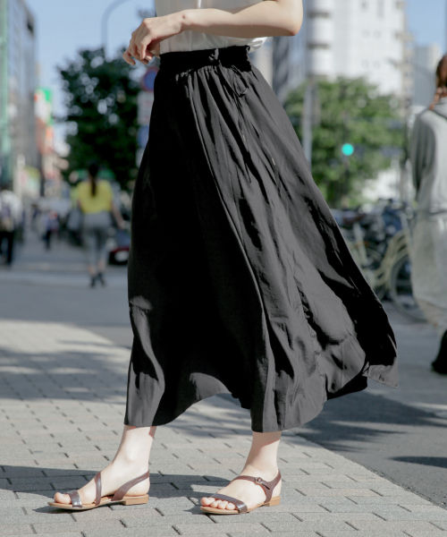 サラサラリラックスWサテンパンツ サラサラリラックスWサテンパンツ