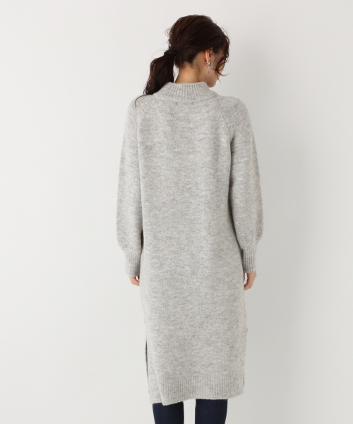 マシュマロタッチハイネックニットワンピース