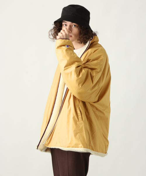 【MENS】CHAMPIONリバーシブルボアブルゾン