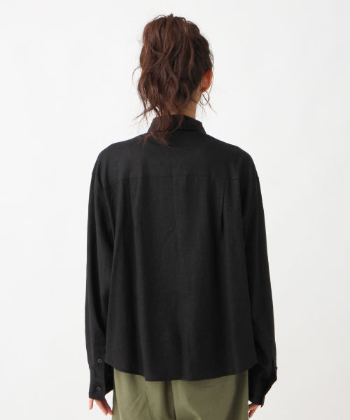【LADIES】サラサラリネンCPOシャツ