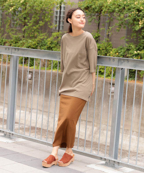 配色ビッグポケTシャツ 配色ビッグポケTシャツ