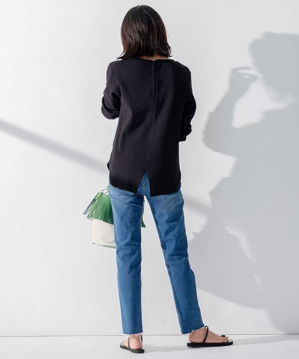 【SLOW/洗える】SLOW DENIM タイトストレート デニム