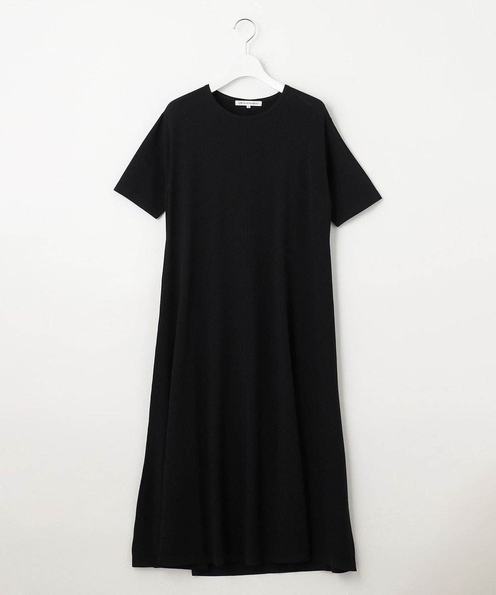 【洗える】レーヨンポリエステルストレッチ フレア ワンピース