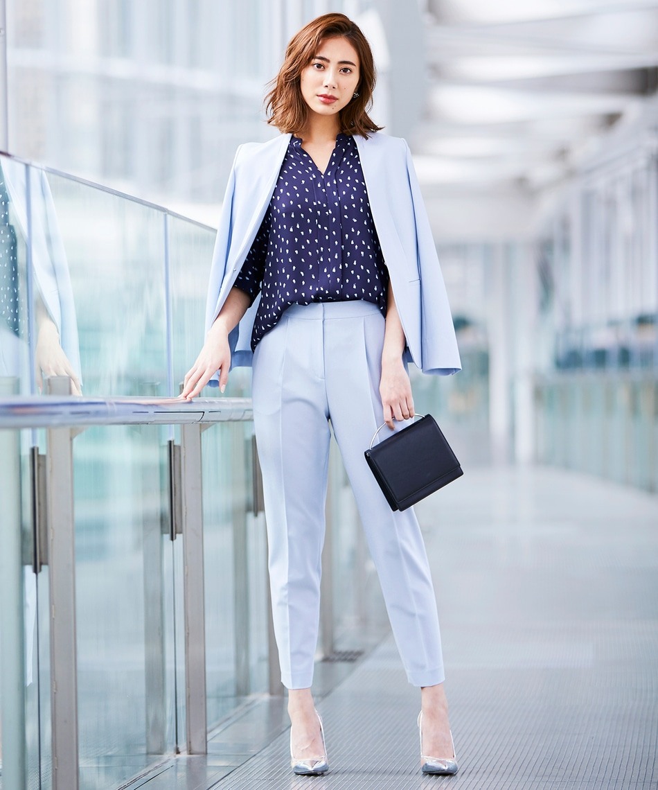 Touch Dot PT 5分袖ブラウス Touch Dot PT 5分袖ブラウス