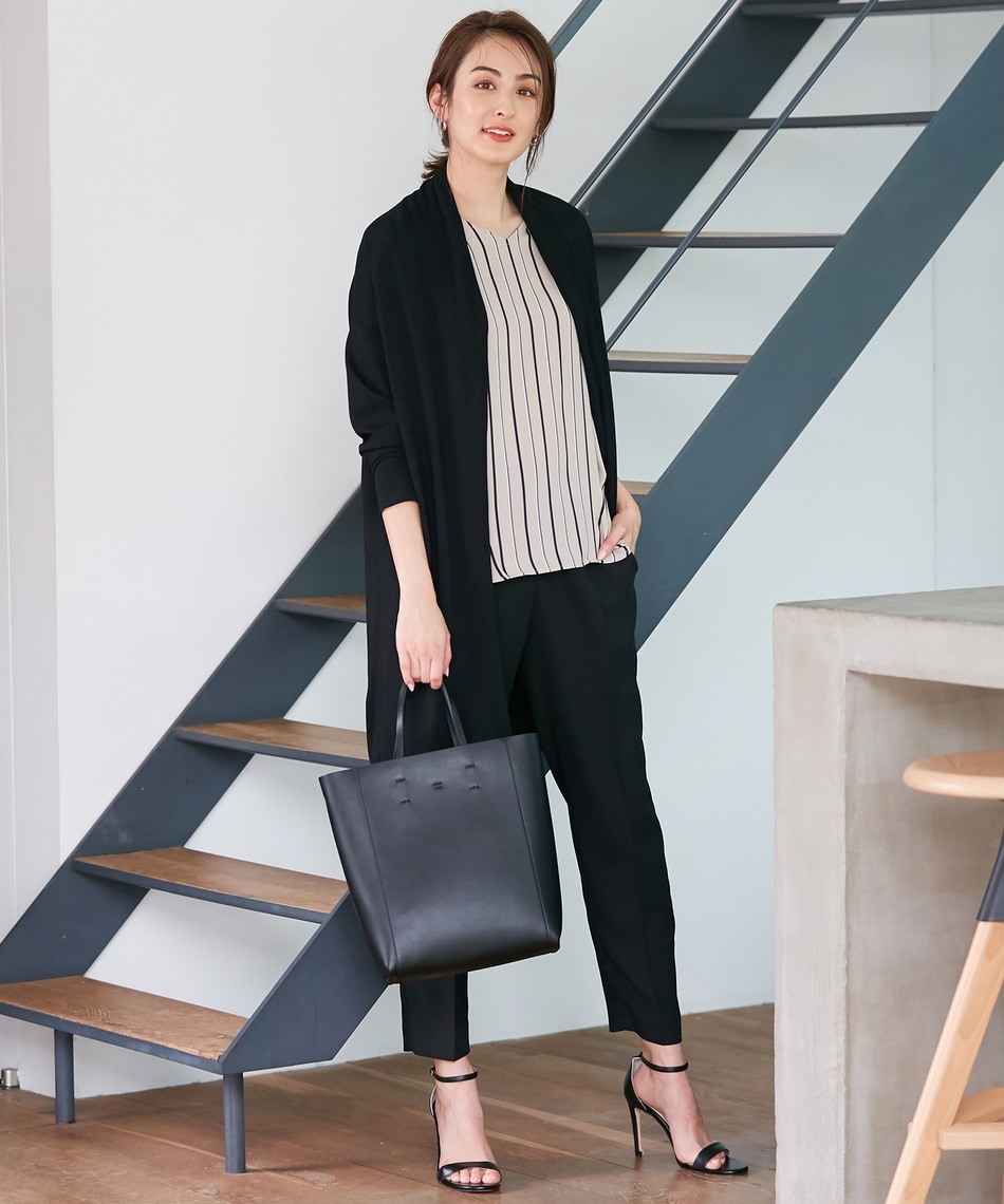 【接触冷感】Synthetic Stretch ロングカーディガン 【接触冷感】Synthetic Stretch ロングカーディガン
