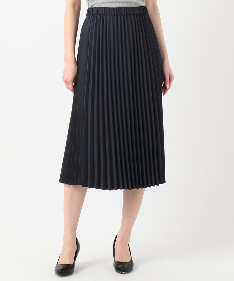 【洗える】リネンライクベーシック スカート 【洗える】リネンライクベーシック スカート