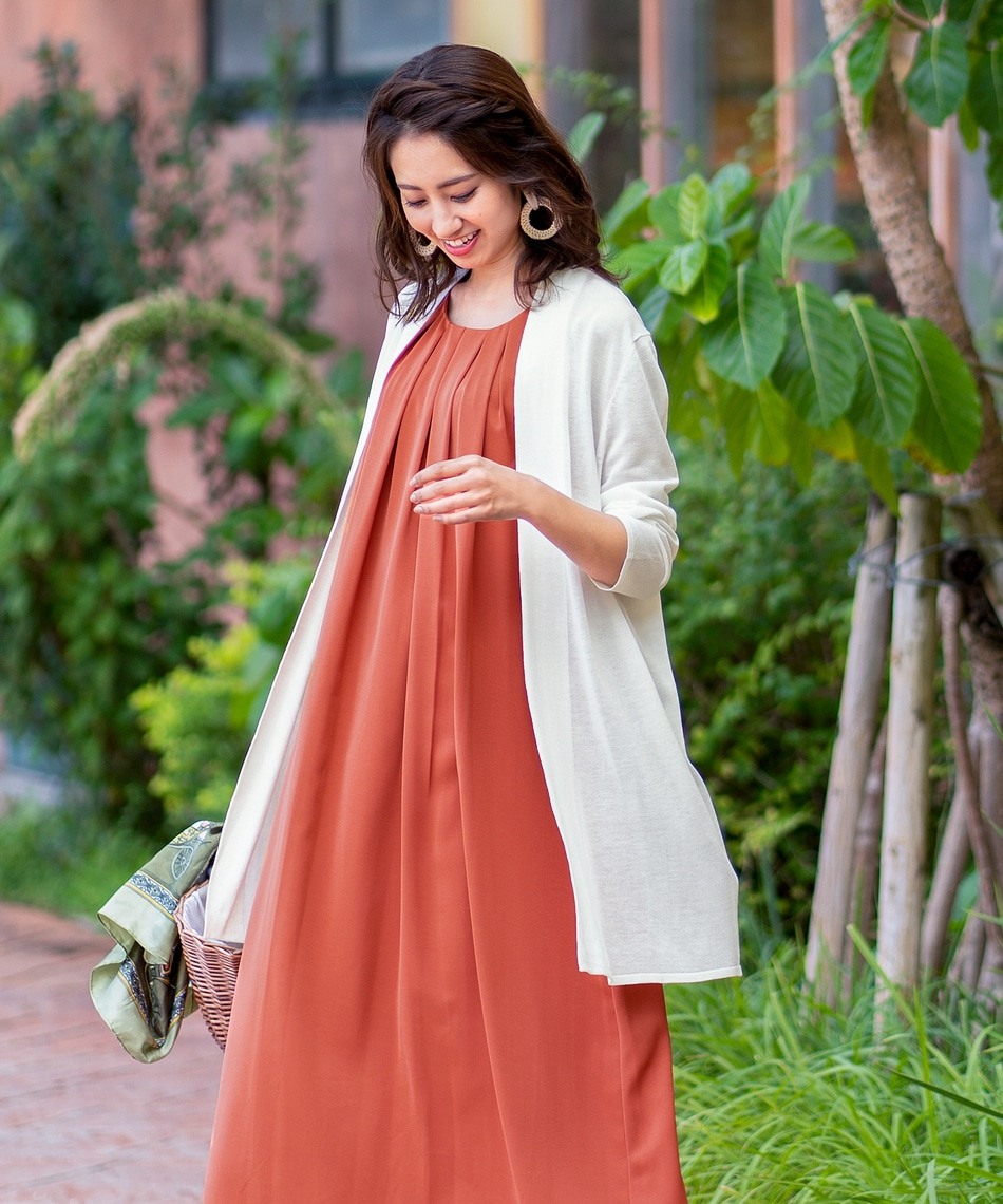 【UVケア・接触冷感】さらっと羽織れるロングトッパーカーディガン 【UVケア・接触冷感】さらっと羽織れるロングトッパーカーディガン