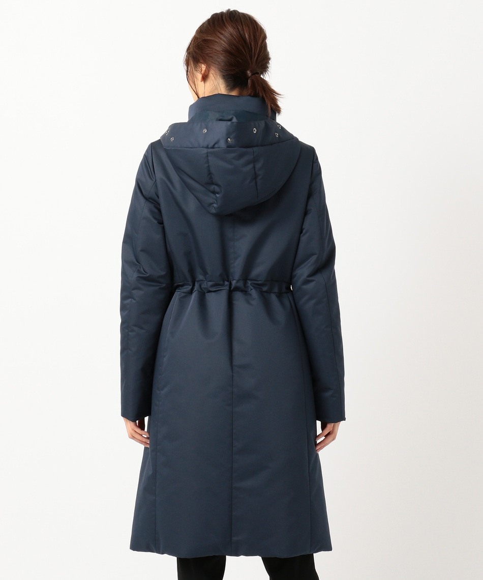 【mi-mollet掲載】シームレス スタンドカラー ダウンコート