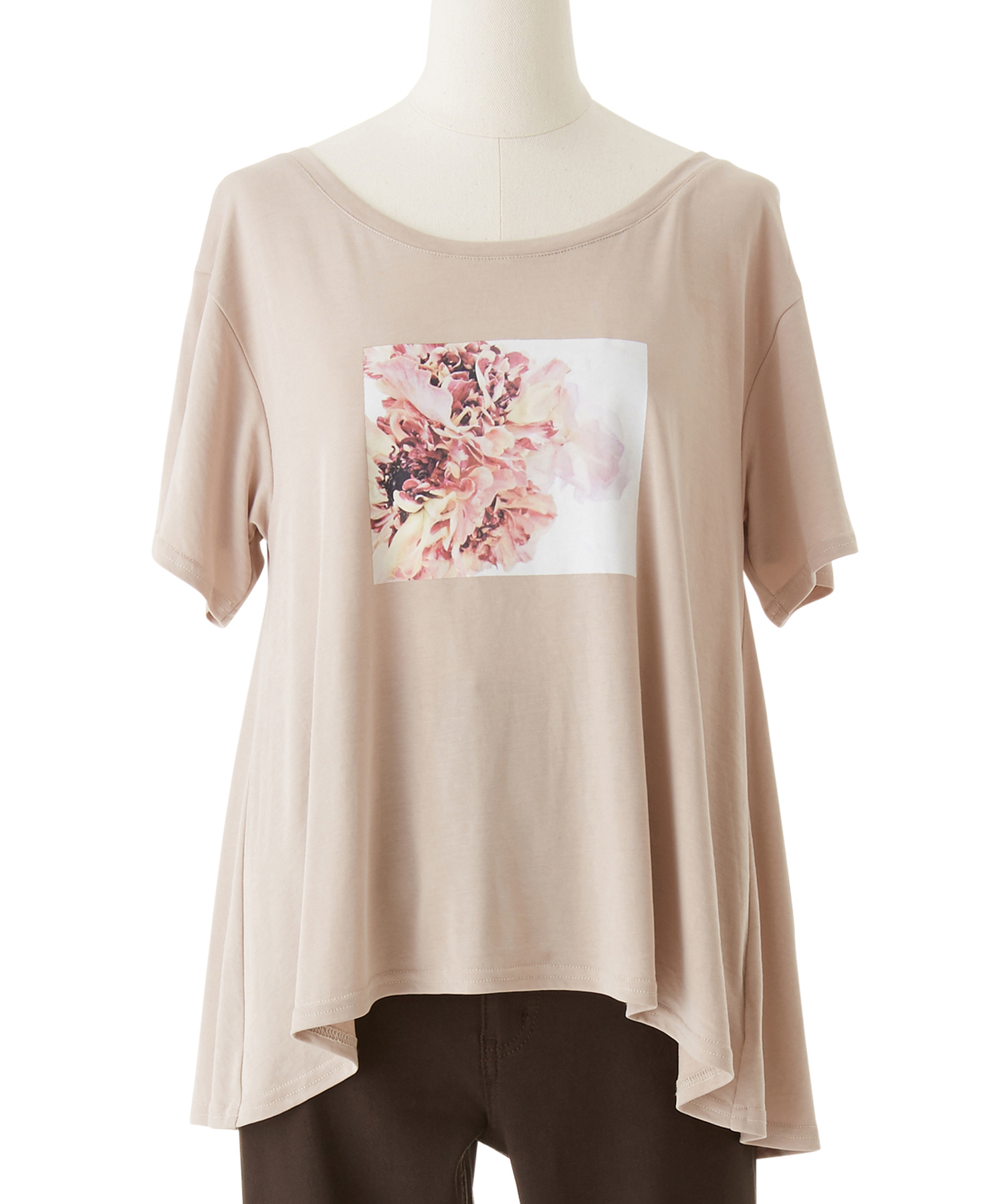 転写プリントイレヘムTシャツ 転写プリントイレヘムTシャツ
