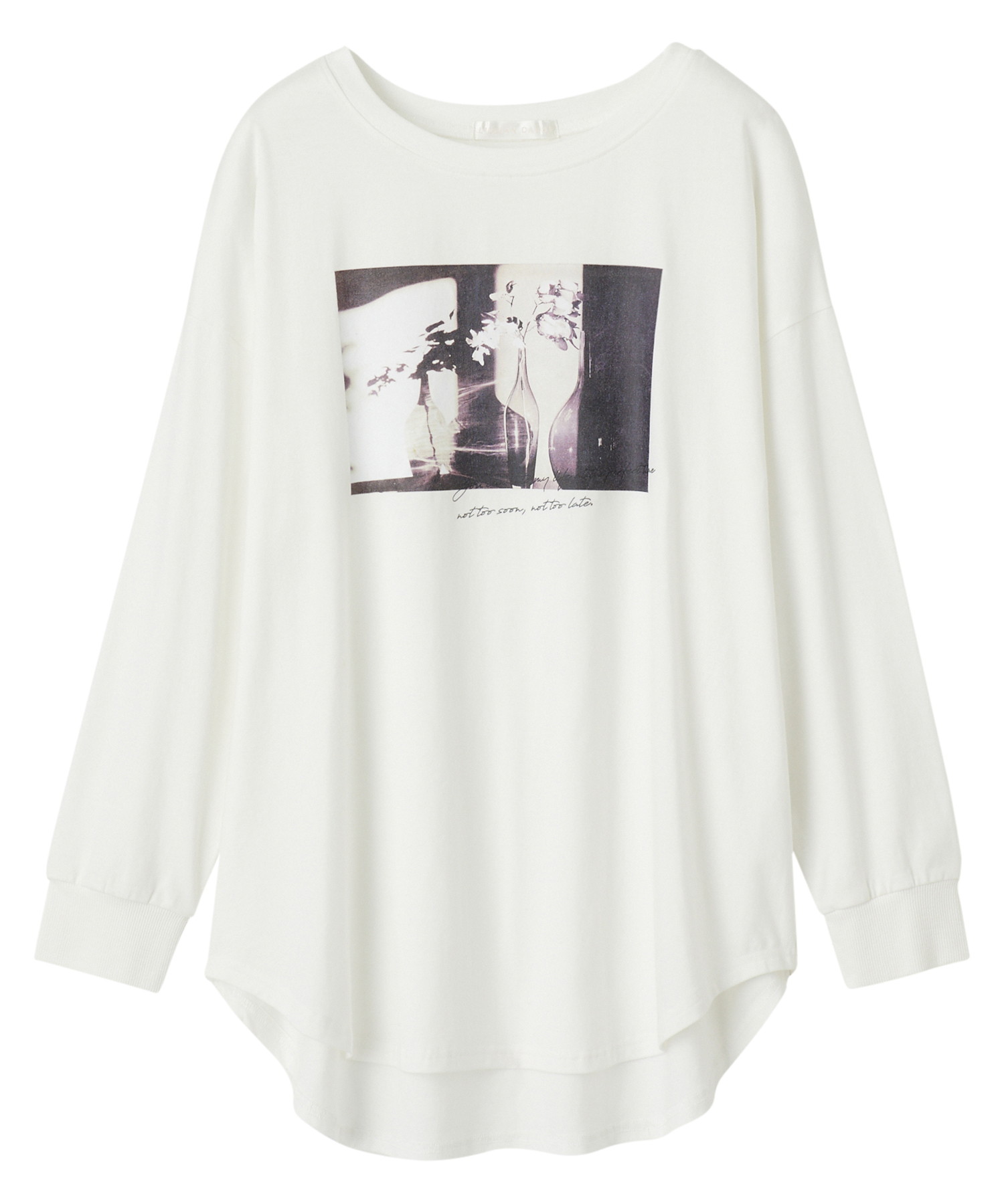 ルミエールグラフィックプリントオーバーサイズTシャツ