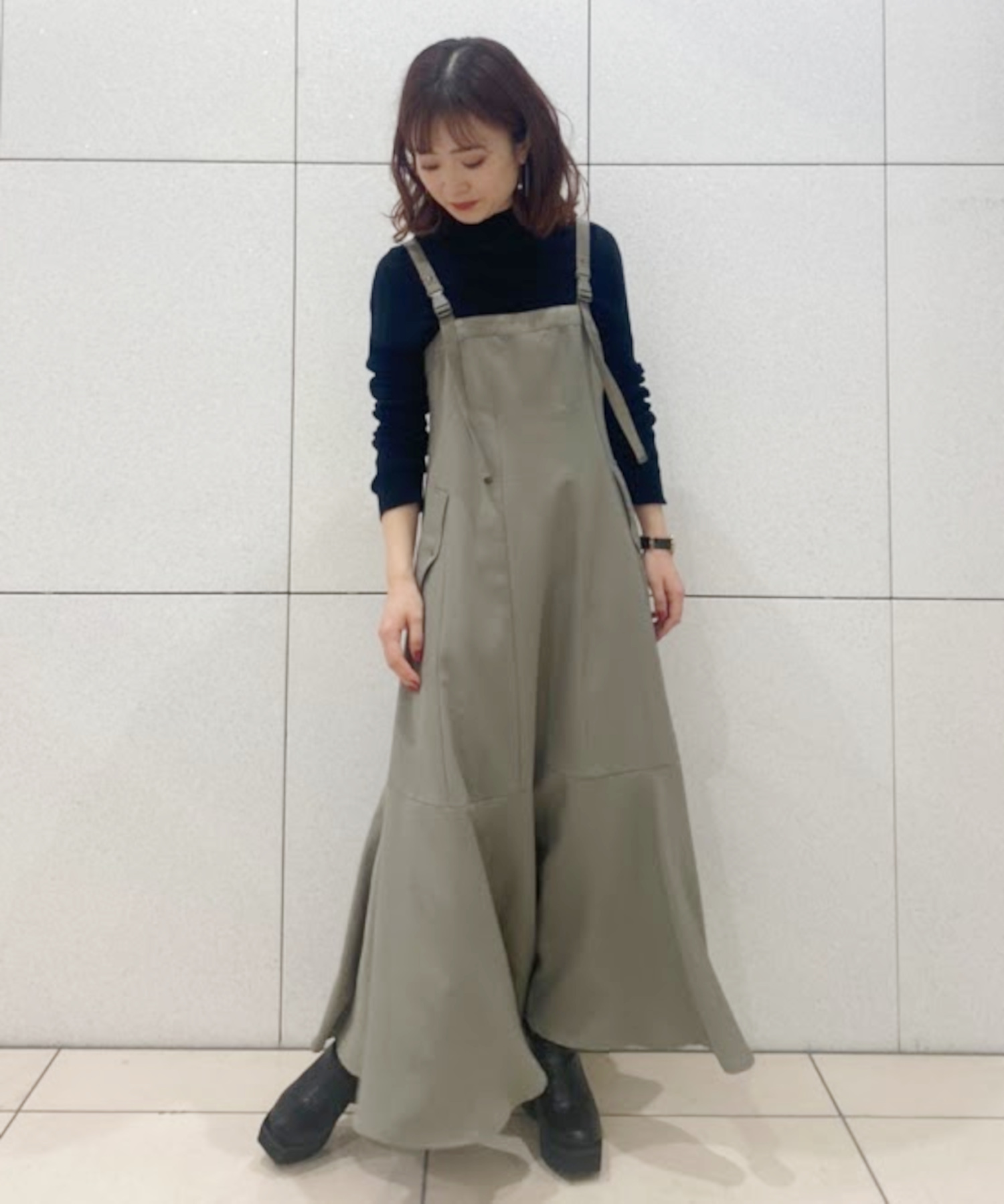 【予約商品】ミリタリーツイルベアワンピース