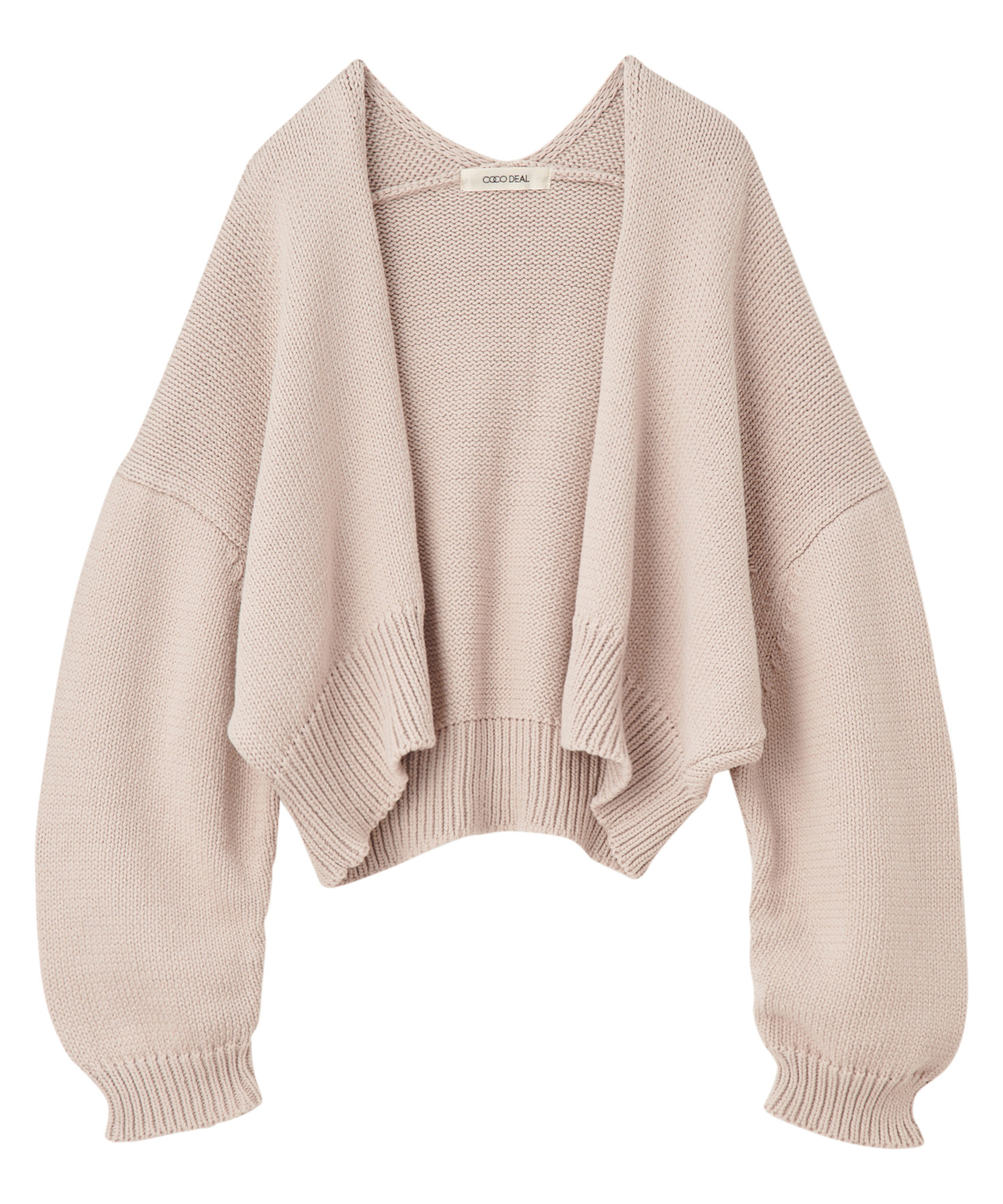 【予約商品】コットンショートニットガウン 【予約商品】コットンショートニットガウン