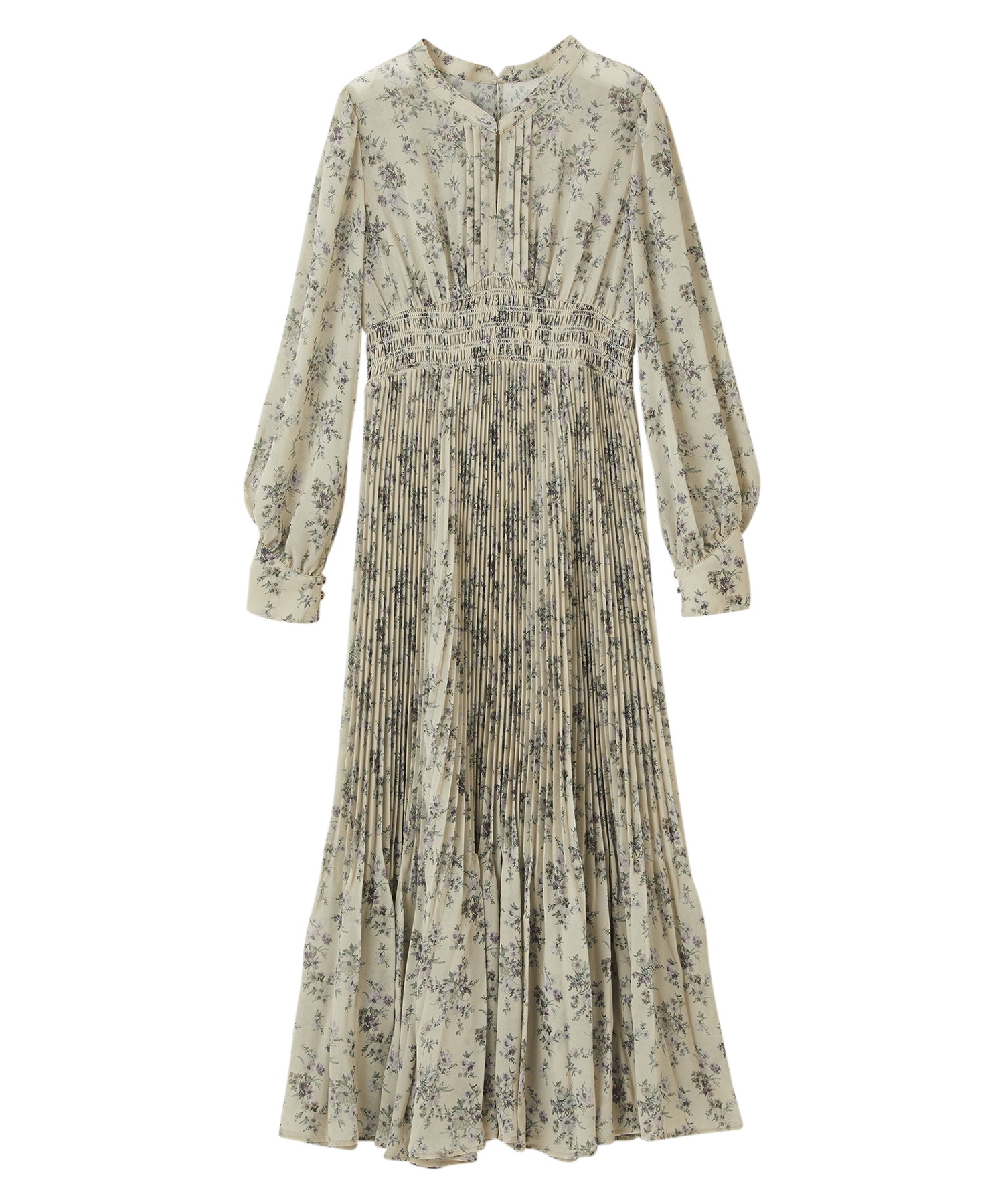 【予約商品】ヴィンテージフラワープリーツワンピース 【予約商品】ヴィンテージフラワープリーツワンピース