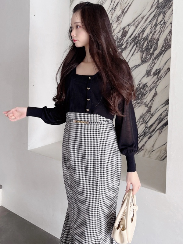 ハート釦ニットアンサンブル ハート釦ニットアンサンブル