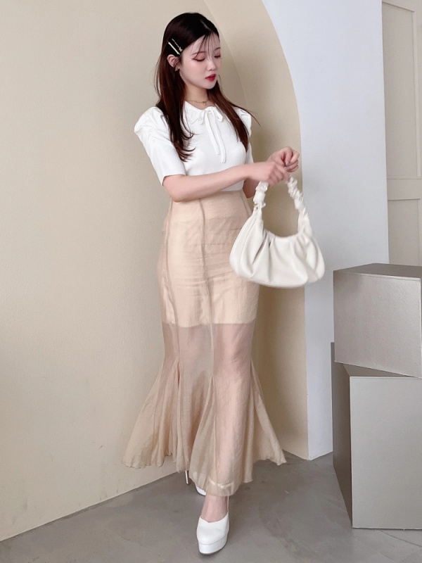 シアーマーメイドスカート