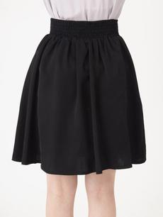 ロゴプリントギャザースカート