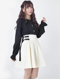 サイドリボンギャザーSK