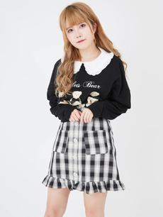 ビジューボタン共ベルト台形SK