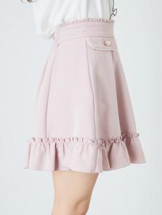 パールフラップギャザーヘムSK