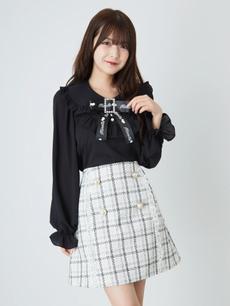 レースツイードスカート
