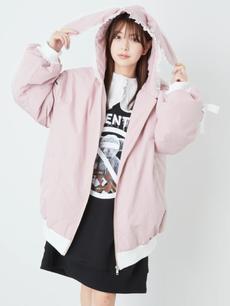 スピンドルロゴリボンうさちゃんブルゾン