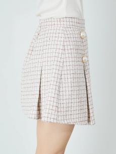 ボックスプリーツツイードSK