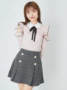 ボックスプリーツツイードSK