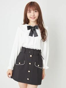 フロントパールベルト付きミニSK