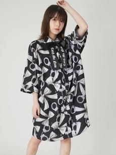 リボン柄Bigシャツ リボン柄Bigシャツ