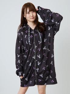 リボンベアプリントBigパーカー リボンベアプリントBigパーカー
