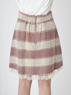 起毛台形ミニスカート